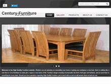 Tablet Screenshot of century-furniture.co.uk